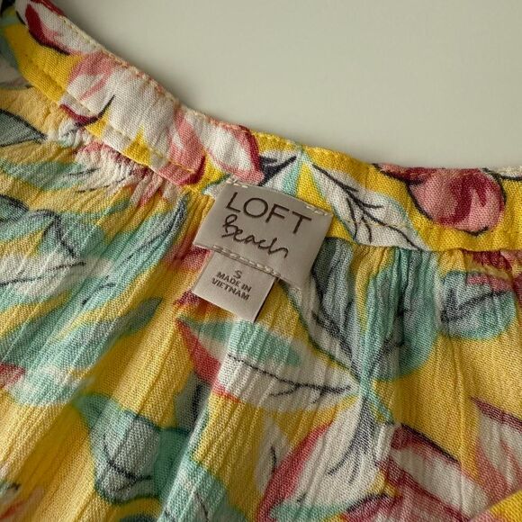 Loft Beach Yellow Floral Dress - Picture 6 of 7